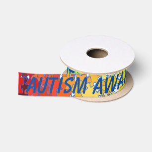 Autismus-Bewusstseins-Puzzlespiel-Band Satinband
