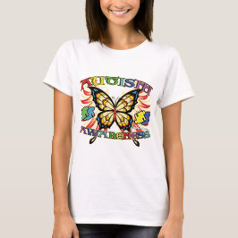 Autismus-Bewusstseins-Schmetterling T-Shirt