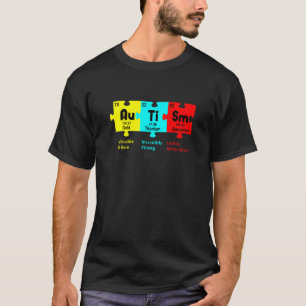 Autismus-Bewusstseins-Tag-Puzzle-Chemieelement Che T-Shirt