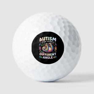 Autismus-Bewusstseins-Zitat Einzigartiger Geist Re Golfball