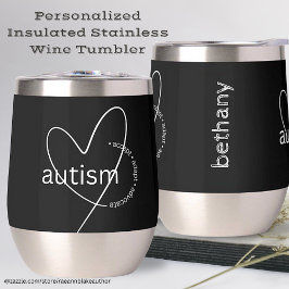 Autismus Bewusstseinsbildung insulted Stainless Wi