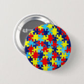 Autismus Bewusstseinsbildung von Shirley Taylor Button (Vorne & Hinten)