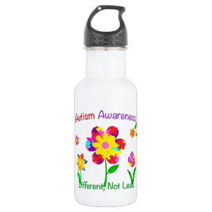 Autismus-Bewusstseinsblumen Trinkflasche