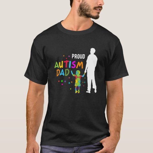 Autismus Bewusstseinsgeschenke für Männer - Proud T-Shirt (Vorderseite)
