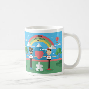 Autismus-Bewusstseinskinder Kaffeetasse