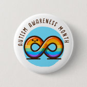 Autismus-Bewusstseinsmonat Button (Vorderseite)