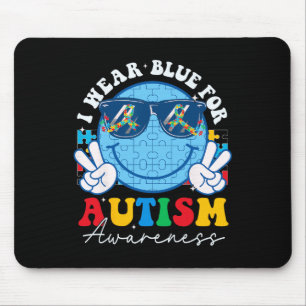 Autismus-Bewusstseinsmonat Ich Trage Blau Lehrer K Mousepad