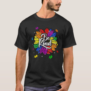 Autismus-Bewusstseinsmonat Niedlich Sei Nett Männe T-Shirt