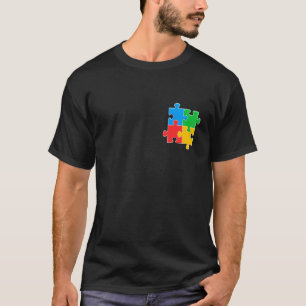 Autismus-Bewusstseinsmonat-Puzzleteil-Tasche Spezi T-Shirt