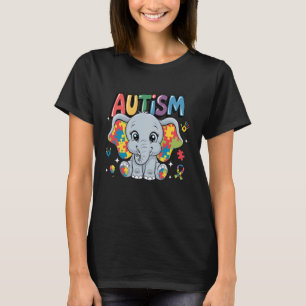 Autismus-Bewusstseinsmonat Unterschiede Elefant T-Shirt