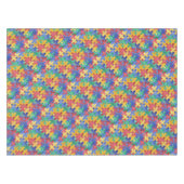 Autismus-Bewusstseinspuzzlespieltischdecke Tischdecke (Vorderseite (Horizontal))