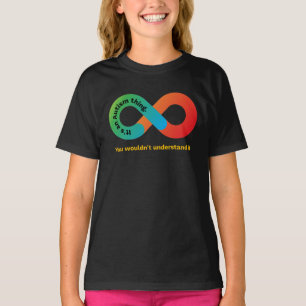 Autismus-Bewusstseinsschleife Tochter-Unterstützun T-Shirt