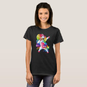 Autismus Bewusstseinsschwäche Einhorn Puzzle Rainb T-Shirt (Vorne ganz)