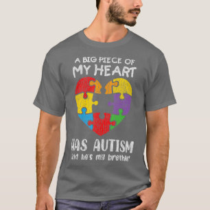 Autismus Bewusstseinsschwester Bruder Autistische  T-Shirt