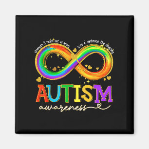 Autismus Bewusstseinsstärke und Herz Set uns Teil  Magnet