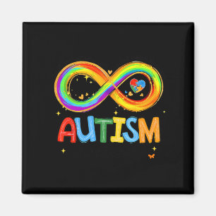 Autismus Bewusstseinsstärke und Herz Set uns Teil Magnet