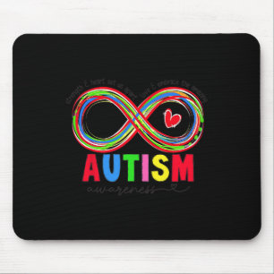 Autismus Bewusstseinsstärke und Herz Set Wir Apart Mousepad