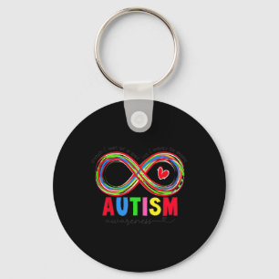 Autismus Bewusstseinsstärke und Herz Set Wir Apart Schlüsselanhänger