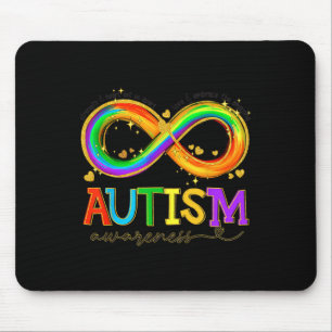 Autismus Bewusstseinsstärke und Herz Set Wir sind Mousepad