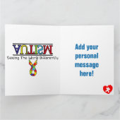 Autismus - Big Card (8,5" x 11") Karte (Innenseite)