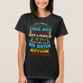 Autismus Big Sister Brother Liebe Zitat Autismus A T-Shirt (Vorderseite)