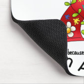 AUTISMUS Blumen-Band 1 Mousepad (Ecke)