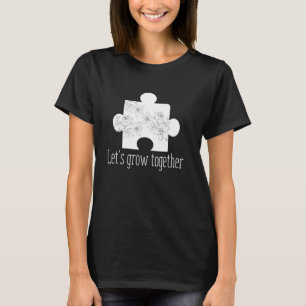 Autismus-Blumen-Puzzleteil-Sonderpädagogik-Lehren T-Shirt