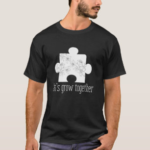 Autismus-Blumen-Puzzleteil-Sonderpädagogik-Lehren T-Shirt