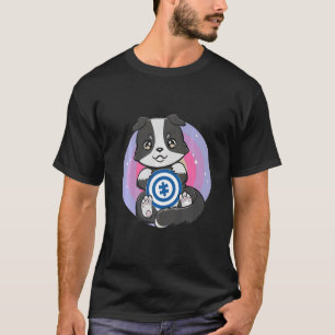 Autismus Border Collie Puzzle Piece Niedlich Herdi T-Shirt