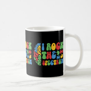 Autismus Brain I Rock the Spectrum Awareness Boys  Kaffeetasse