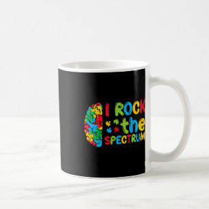 Autismus Brain I Rock the Spectrum Awareness Boys Kaffeetasse