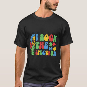 Autismus Brain I Rock the Spectrum Awareness Boys  T-Shirt