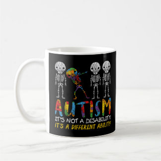 Autismus Brauchbarkeit - Skelett Abbben Autistisch Kaffeetasse