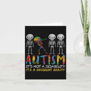 Autismus Brauchbarkeit - Skelett Abbben Autistisch Karte