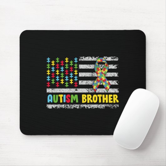 Autismus Bruder Autismus Sensibilisierung Mama Vat Mousepad (Mit Mouse)