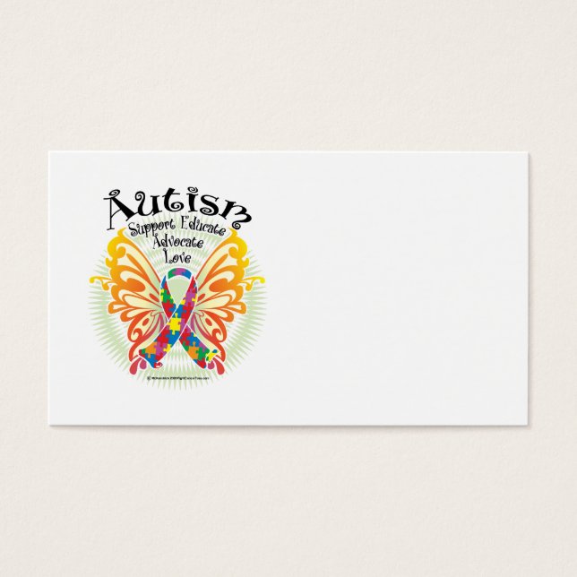 Autismus Butterfly 3 (Vorderseite)
