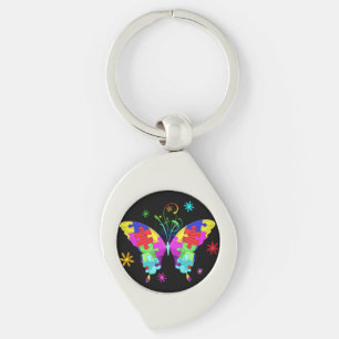 Autismus Butterfly Schlüsselanhänger