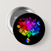 Autismus Button (Vorne & Hinten)