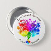 Autismus Button (Vorne & Hinten)