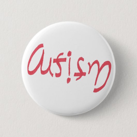 Autismus Button (Vorderseite)