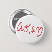 Autismus Button (Vorne & Hinten)