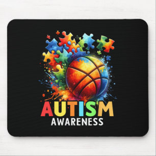 Autismus Bysketbyll Autistic Autismus Awareness Co Mousepad