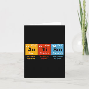 Autismus Chemie Periodische Tafelelemente Autismus Karte