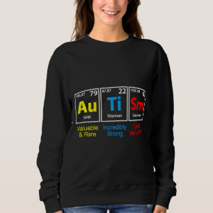 Autismus Chemisches Element Inspirationssautismus Sweatshirt