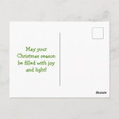 Autismus Christmas Bauble Postkarte (Rückseite)