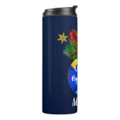 Autismus Christmas Bauble Thermosbecher (Nach links gedreht)