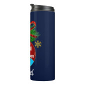 Autismus Christmas Bauble Thermosbecher (Nach rechts gedreht)