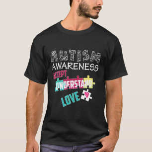 Autismus-Cool Autismus-Aufklärungstag Akzeptieren T-Shirt