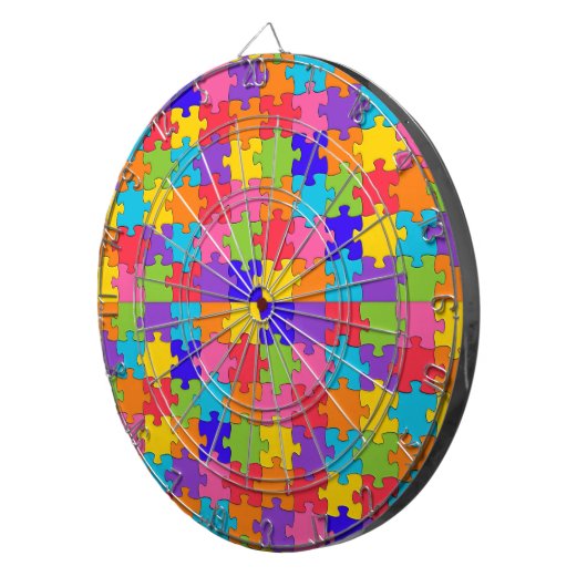 Autismus Dartscheibe (Vorderseite rechts)