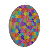 Autismus Dartscheibe (Vorderseite Links)